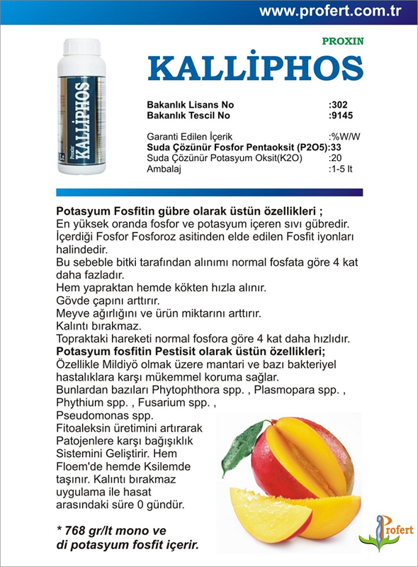 Proxin KALLIPHOS potasyum fosfit