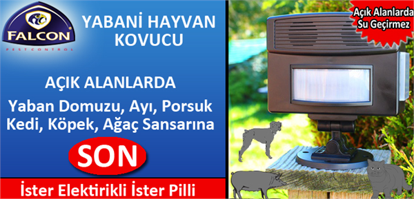 falcon pestsonic domuz köpek haşere fare kovucu 500 m2