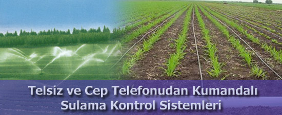 Cep telefonlu sera tarla bahçe sulama dalgıç pompa kumandası