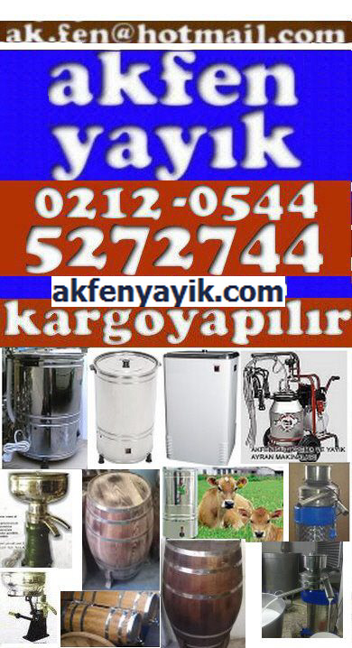 KREMA - SÜT SAĞIM-YAYIK MAKİNASI AHŞAP YAYIK SATIŞIKARGOYLA ÜRÜN GÖNDERİLİR..