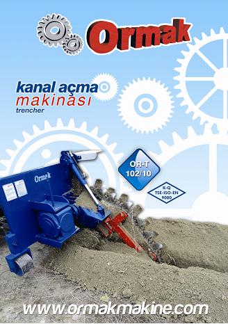 KAnal açma makinası (Trencher)