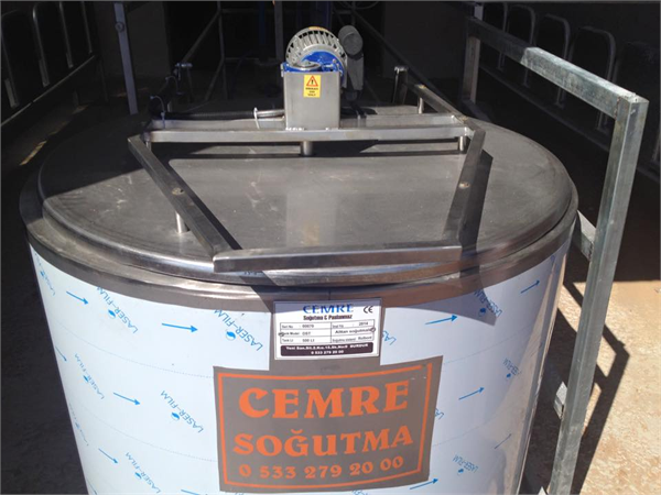 süt soğutma tankı